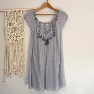 FP NWOT Floral Tunic with Tassels!